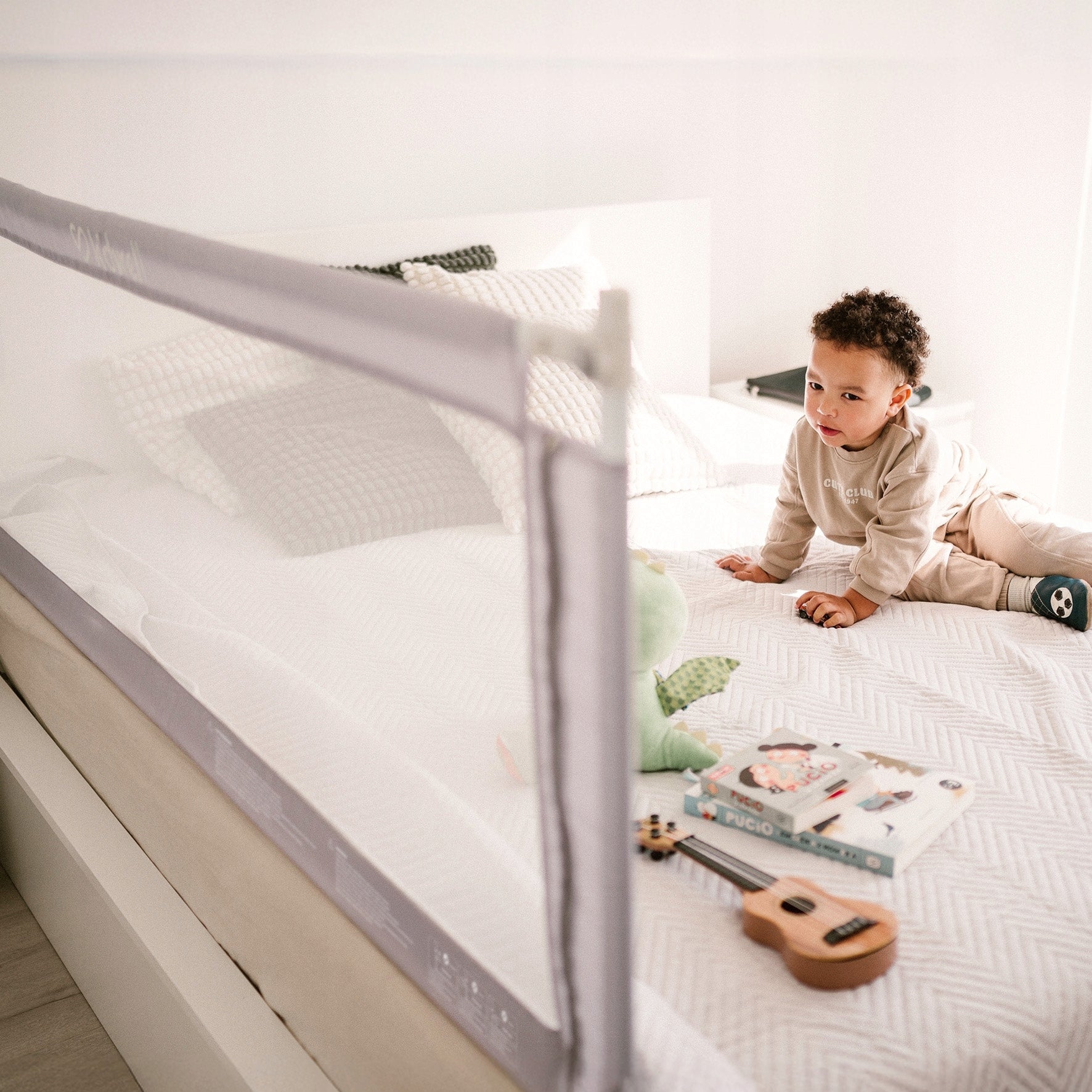 PROTECTIVE BARRIER FOR BED KIDWELL TIVA 160cm LOWERED 30 LEVELS Packaging status original