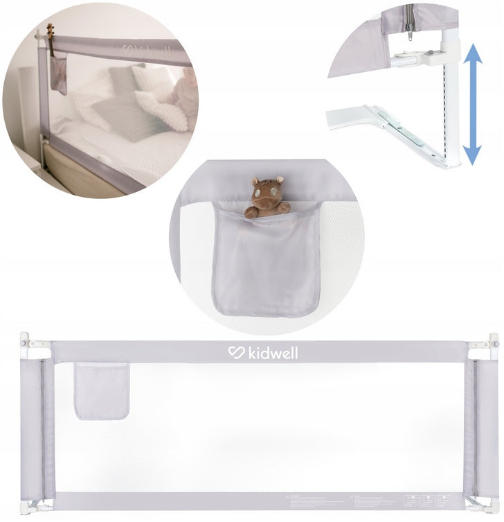 PROTECTIVE BARRIER FOR BED KIDWELL TIVA 160cm LOWERED 30 LEVELS