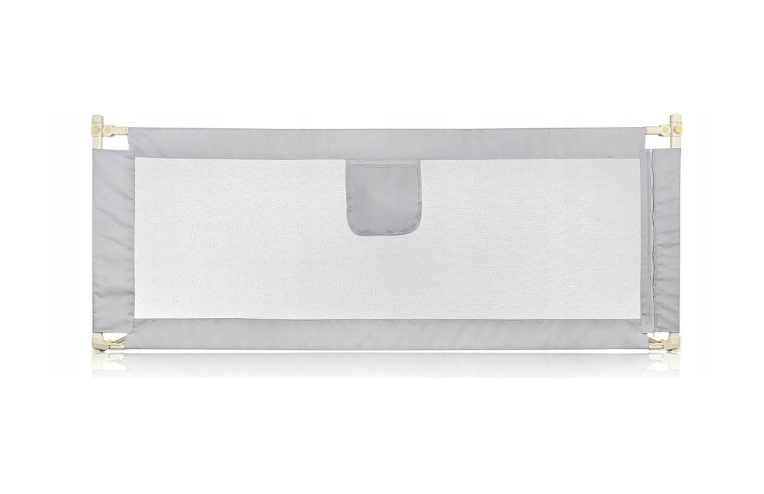 PROTECTIVE BARRIER FOR CHILDREN'S BED 150 CM GREY