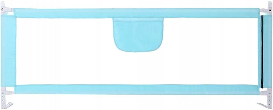 PROTECTIVE BARRIER FOR CHILDREN'S BED 180 CM BLUE