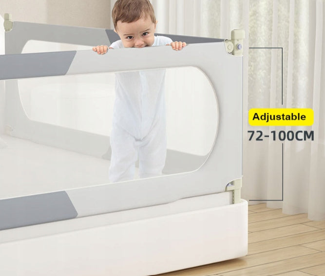 PROTECTIVE BARRIER FOR CHILDREN'S BED 200 CM GREY Manufacturer code barierka składana