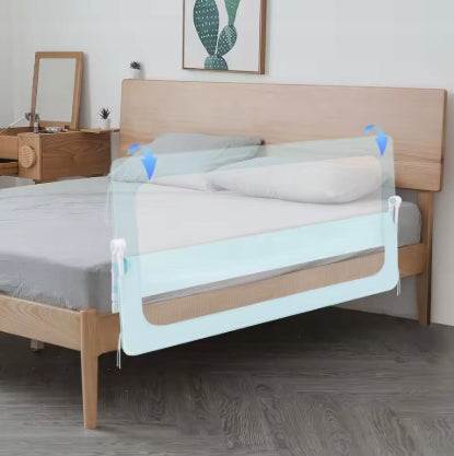 PROTECTIVE BARRIER FOR CHILDREN'S BED FOLDING 150 CM BLUE Brand no brand