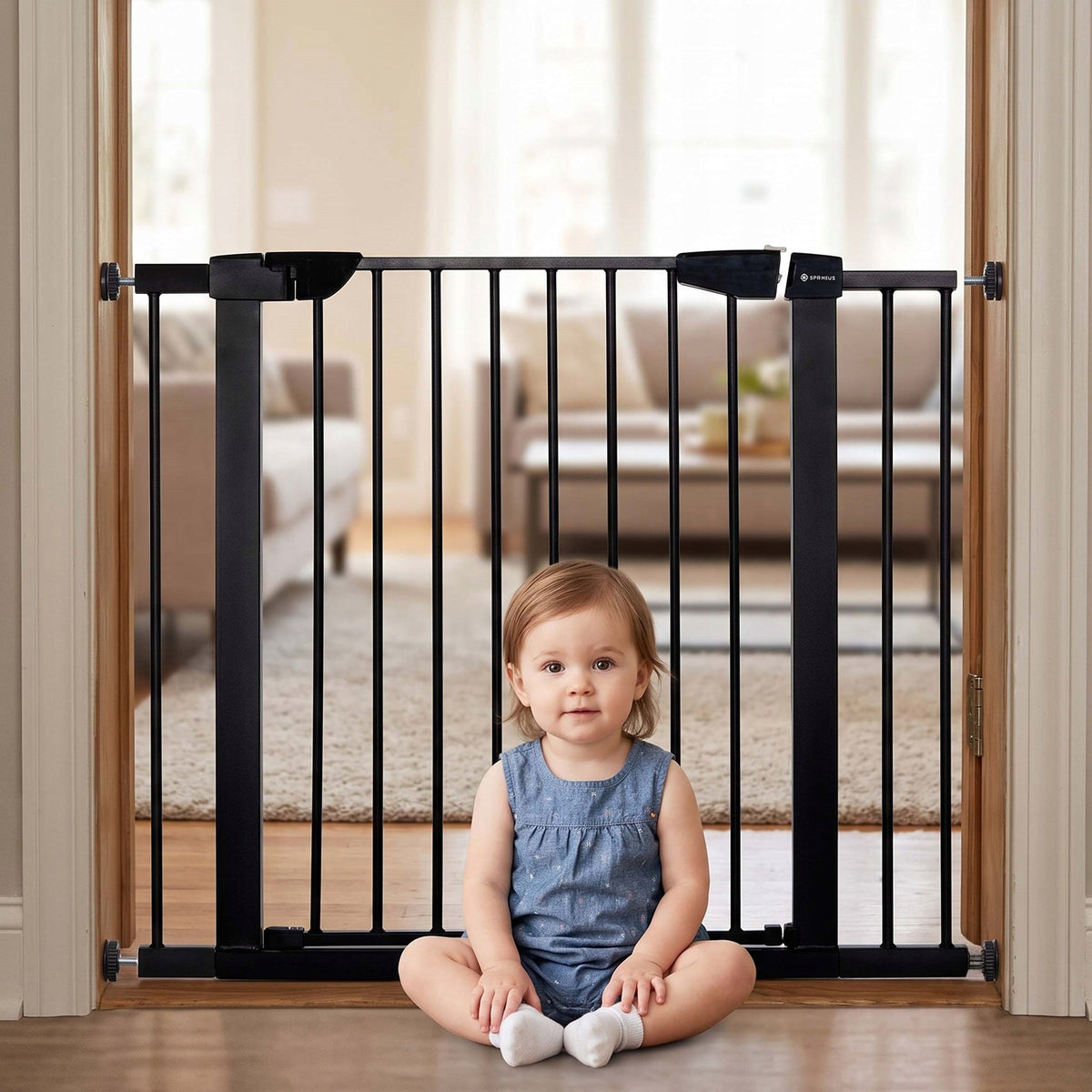 PROTECTIVE BARRIER FOR DOOR STAIRS 75-103 cm Packaging status original