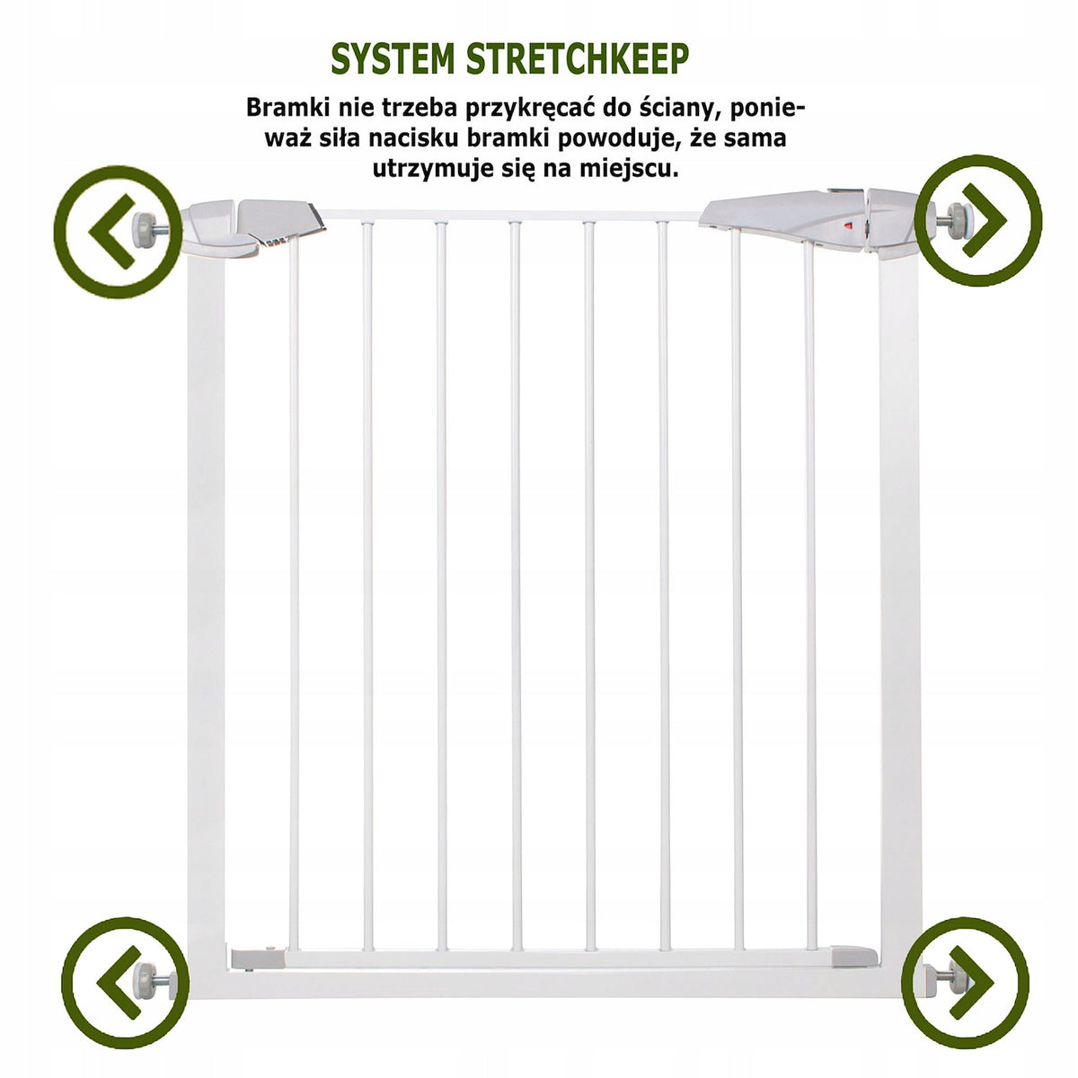 PROTECTIVE BARRIER FOR DOOR STAIRS 76-113 cm Manufacturer code SG0001A