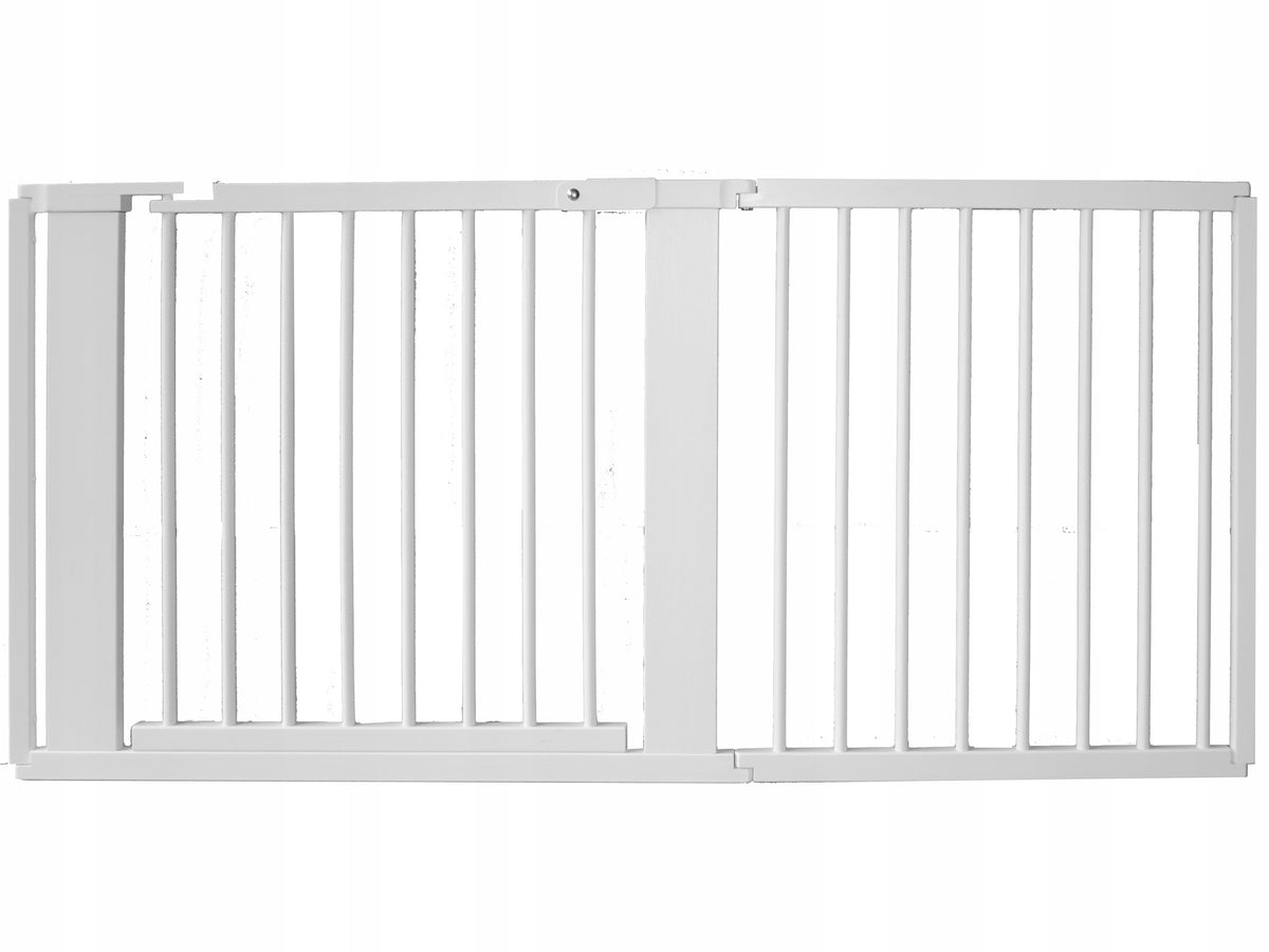 PROTECTIVE BARRIER GATE SECURING DOOR STAIRS FIREPLACE UP TO 185 cm Color white