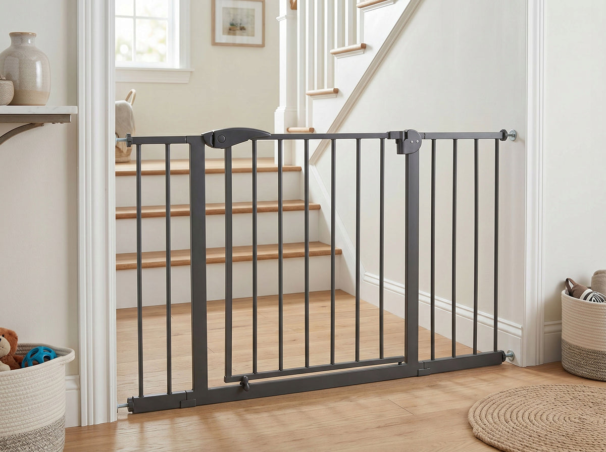 PROTECTIVE BARRIER SECURITY GATE FOR STAIRS DOOR EXPANSION 75-127cm Packaging status original
