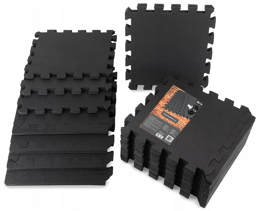 PROTECTIVE FLOOR MAT PUZZLE FITNESS GYM FOR EQUIPMENT 120x240 x1cm