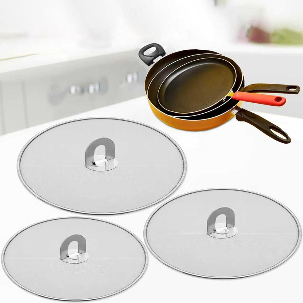 PROTECTIVE LID FOR FRYING AGAINST GREASE SPRAYING ON PAN POT Brand Bedee