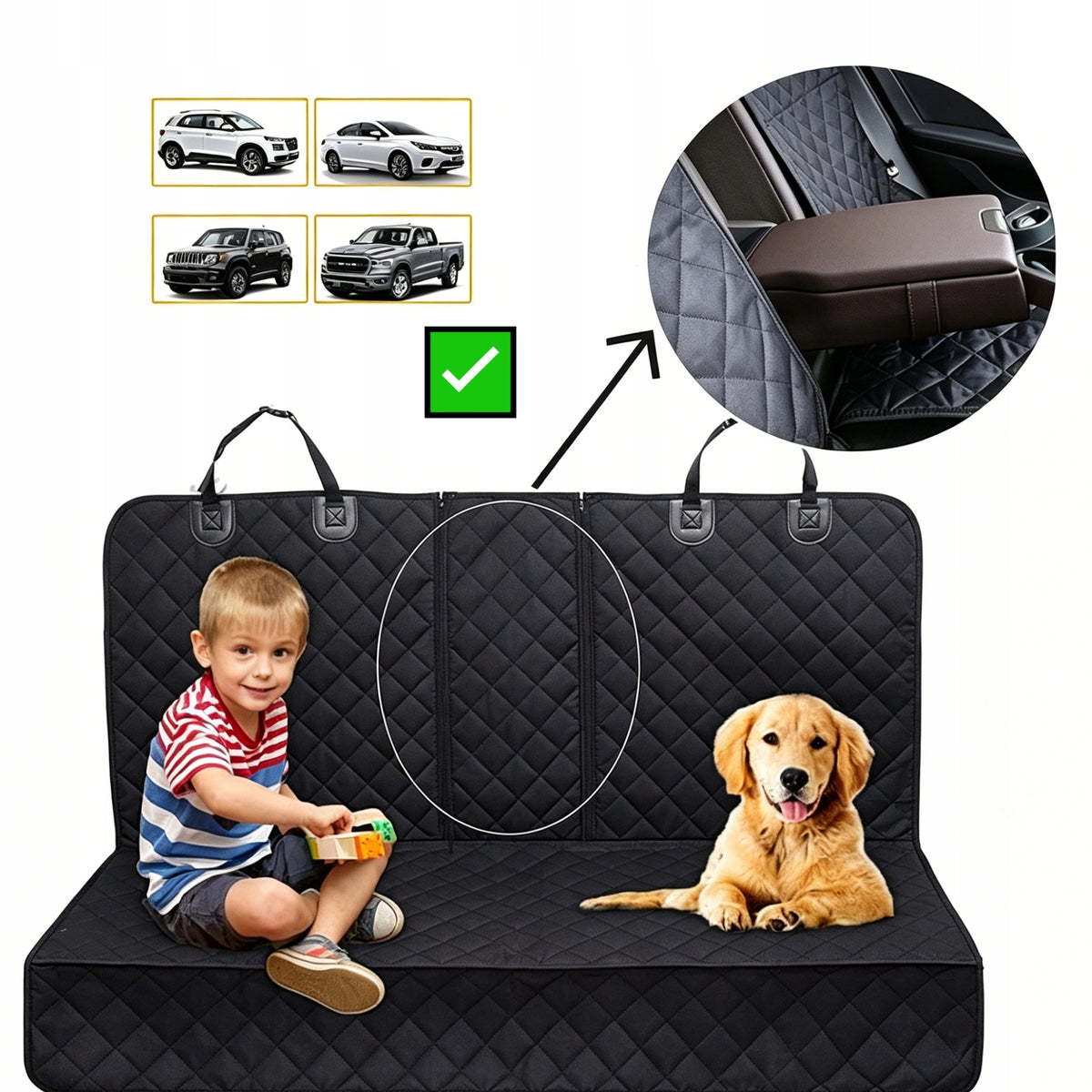 PROTECTIVE MAT COVER FOR REAR SEATS CAR SEAT COVER Manufacturer code 0626469218635