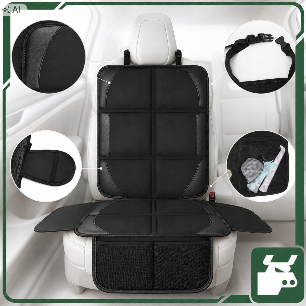 PROTECTIVE MAT FOR CAR SEAT COVER FOR SEAT PROTECTOR Manufacturer code MATA OCHRONNA POD FOTELIK