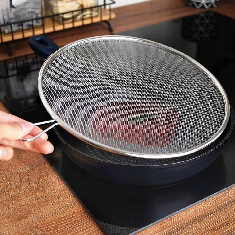 PROTECTIVE lid for frying against spraying grease on the pot pan Packaging status original