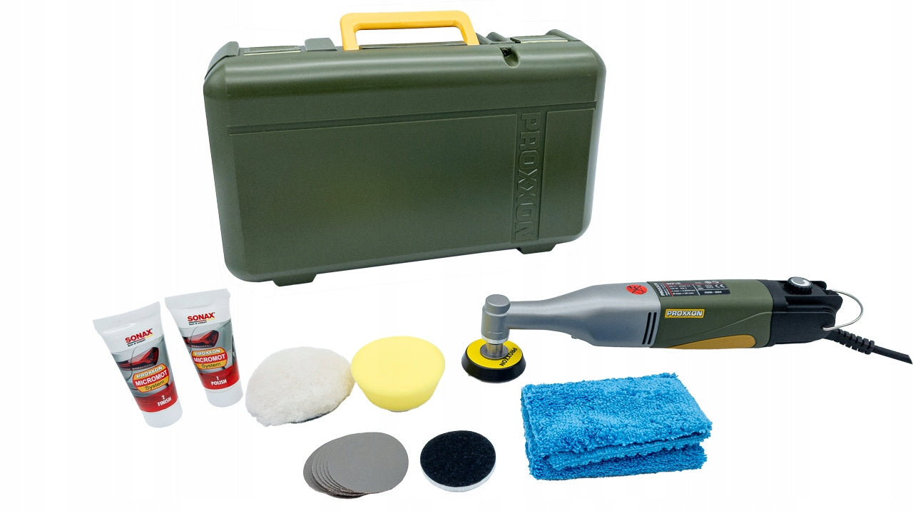 PROXXON Angle Grinder Polishing Machine Car Polishing Kit 230V PR28660 Batteries included no