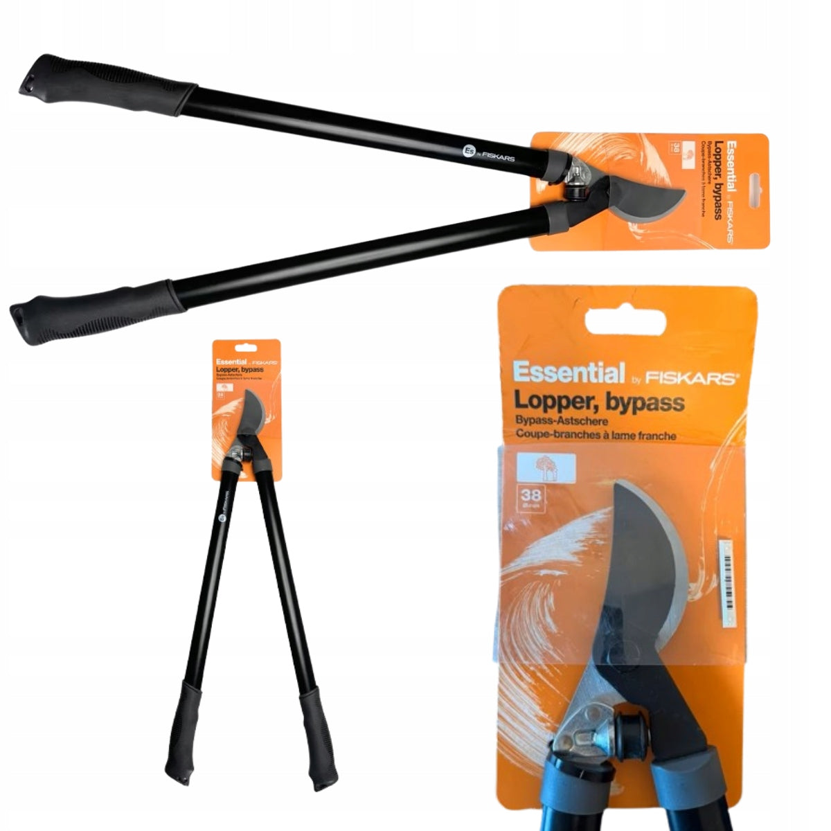 PRUNER for pruning garden branches TWO-HANDED SHEARS FISKARS Lopper Bypass
