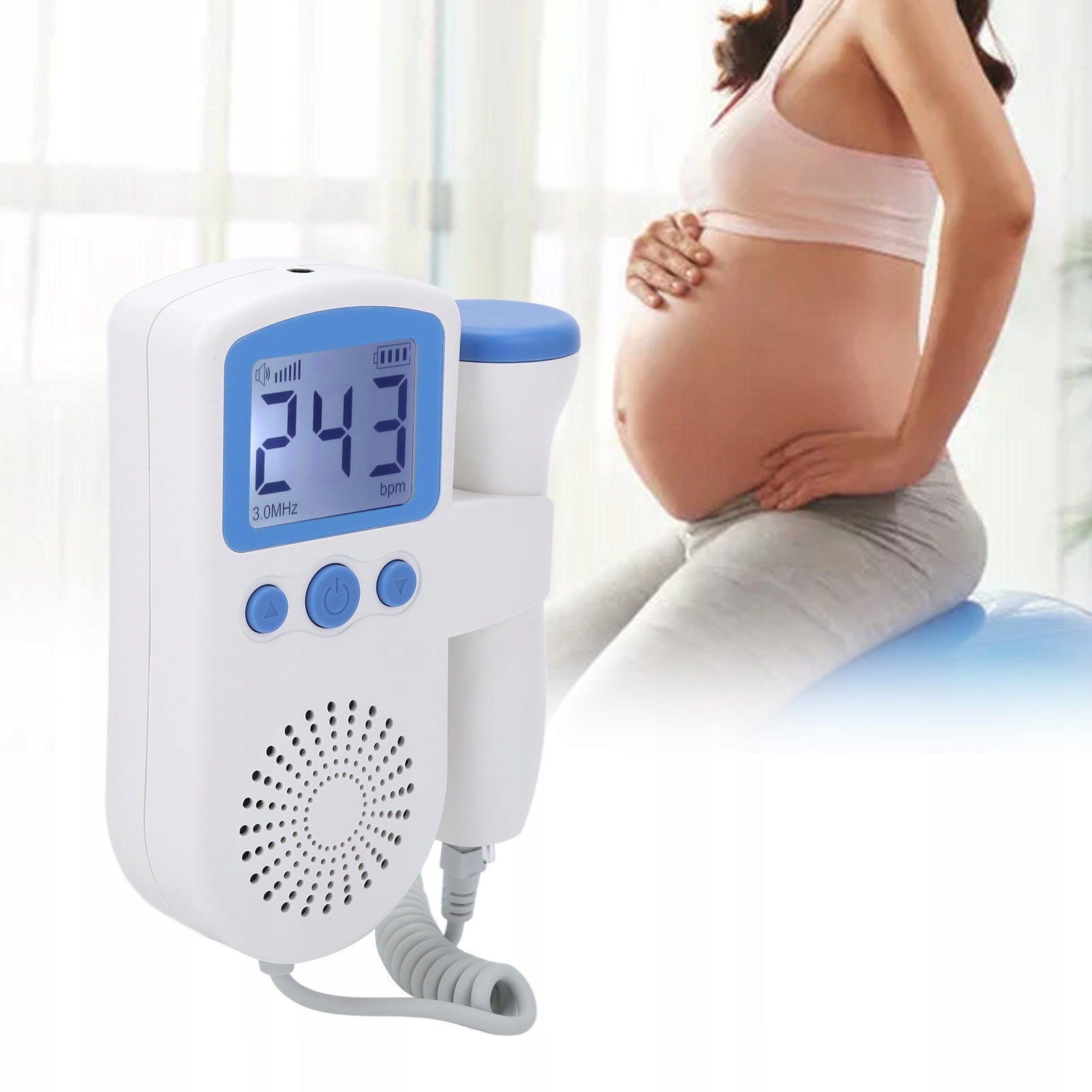 PRZENOŚNY DETEKTOR TĘTNA PŁODU DZIECKA Manufacturer code 1411220105311