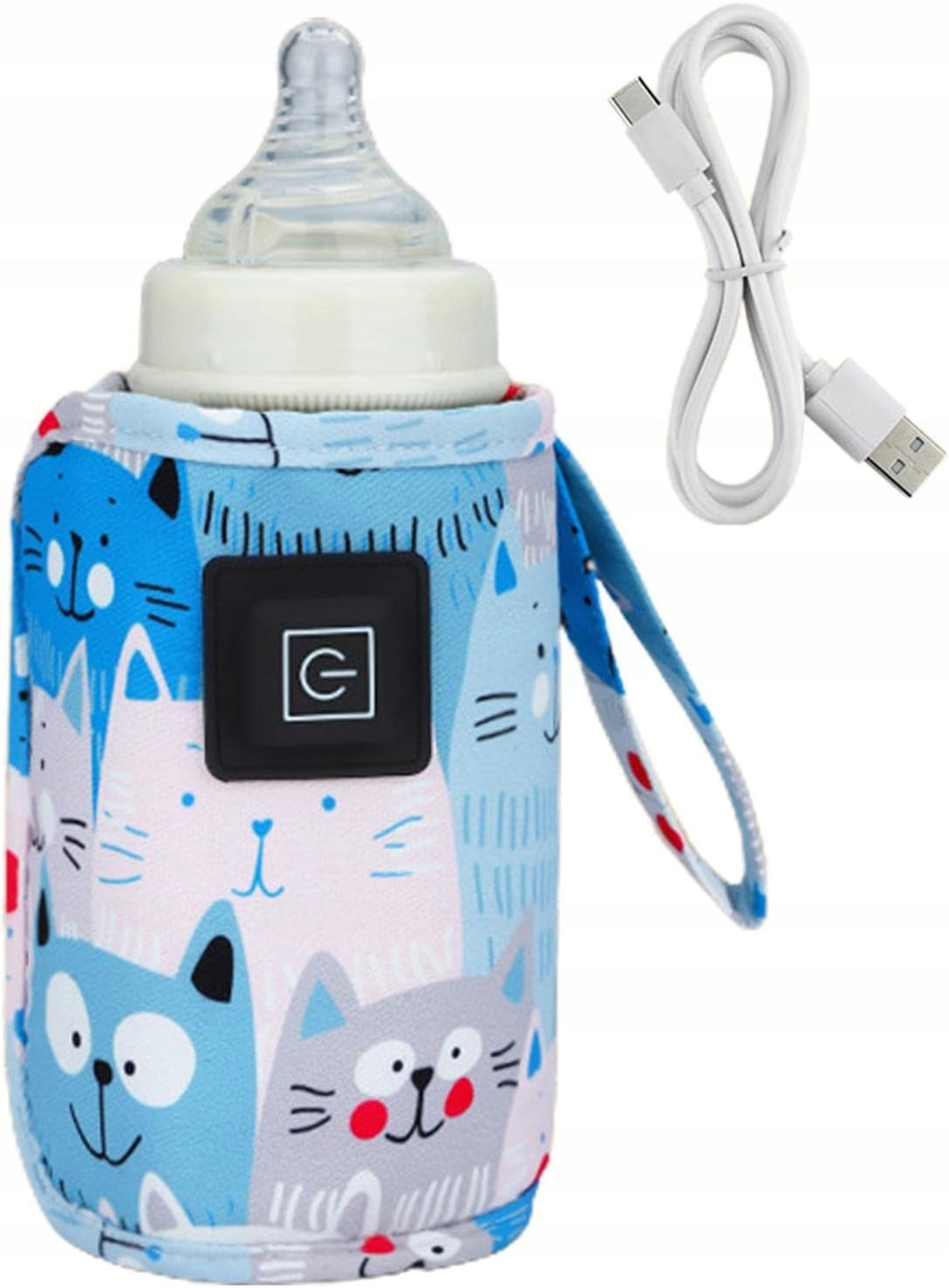 PRZENOŚNY USB TERMOS PODGRZEWACZ DO BUTELEK MLEKO REGULOWANY 3 PRĘDKOŚCI Manufacturer code Znaipingjiareqi786