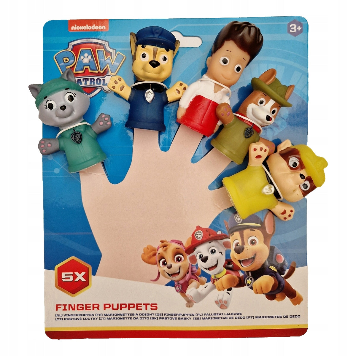 PSI PATROL Puppets Finger puppets 5 pcs PAW PATROL VARIANTS