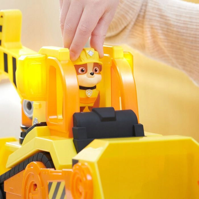 PSI PATROL RUBBLE VEHICLE BULLDOZER EXCAVATOR RUBBLE&CREW 38 CM+LIGHT SOUND Manufacturer code 6067084 20142213