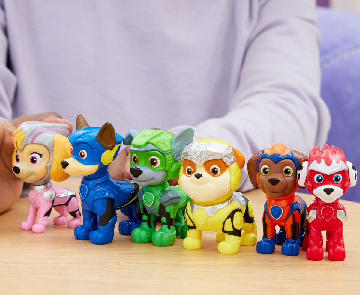 PSI PATROL SET OF 6 DOG FIGURINES THE MIGHTY MOVIE GREAT SKYE CHASE ROCKY EAN (GTIN) 778988466438