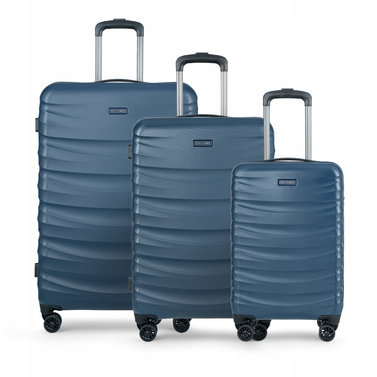 PUCCINI Set of Travel Suitcases PC Polycarbonate 3in1 PC032-7A