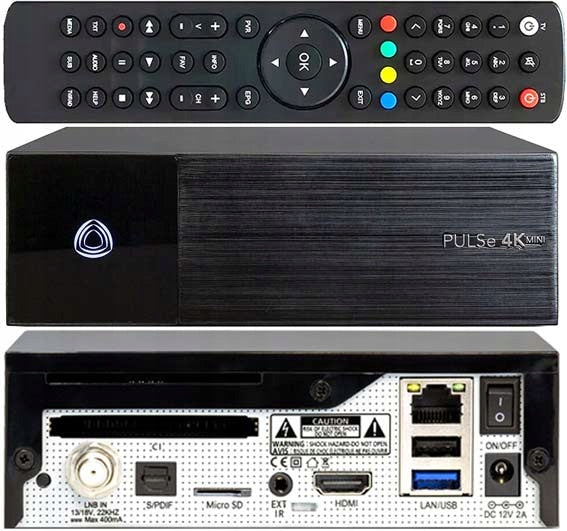 PULSE 4K MINI SE DVB-S2X NAGRA CAMELEON OSCAM OPENATV 7.6.0 - KRAKÓW