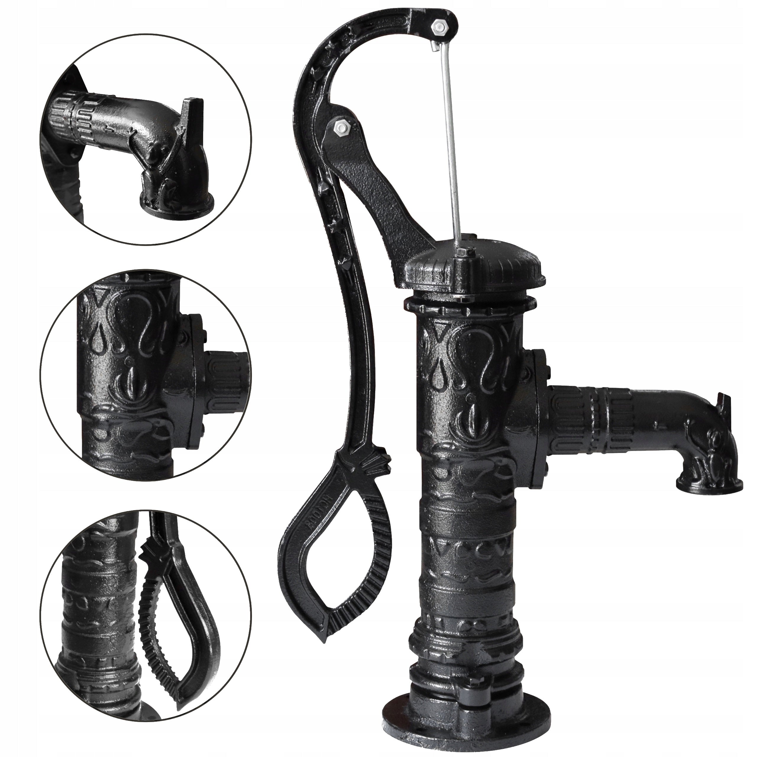 PUMP ABISYNKA DECORATIVE GARDEN DELUX BLACK +BASE +SNAKE -HIGH QUALITY! Manufacturer code PS0003