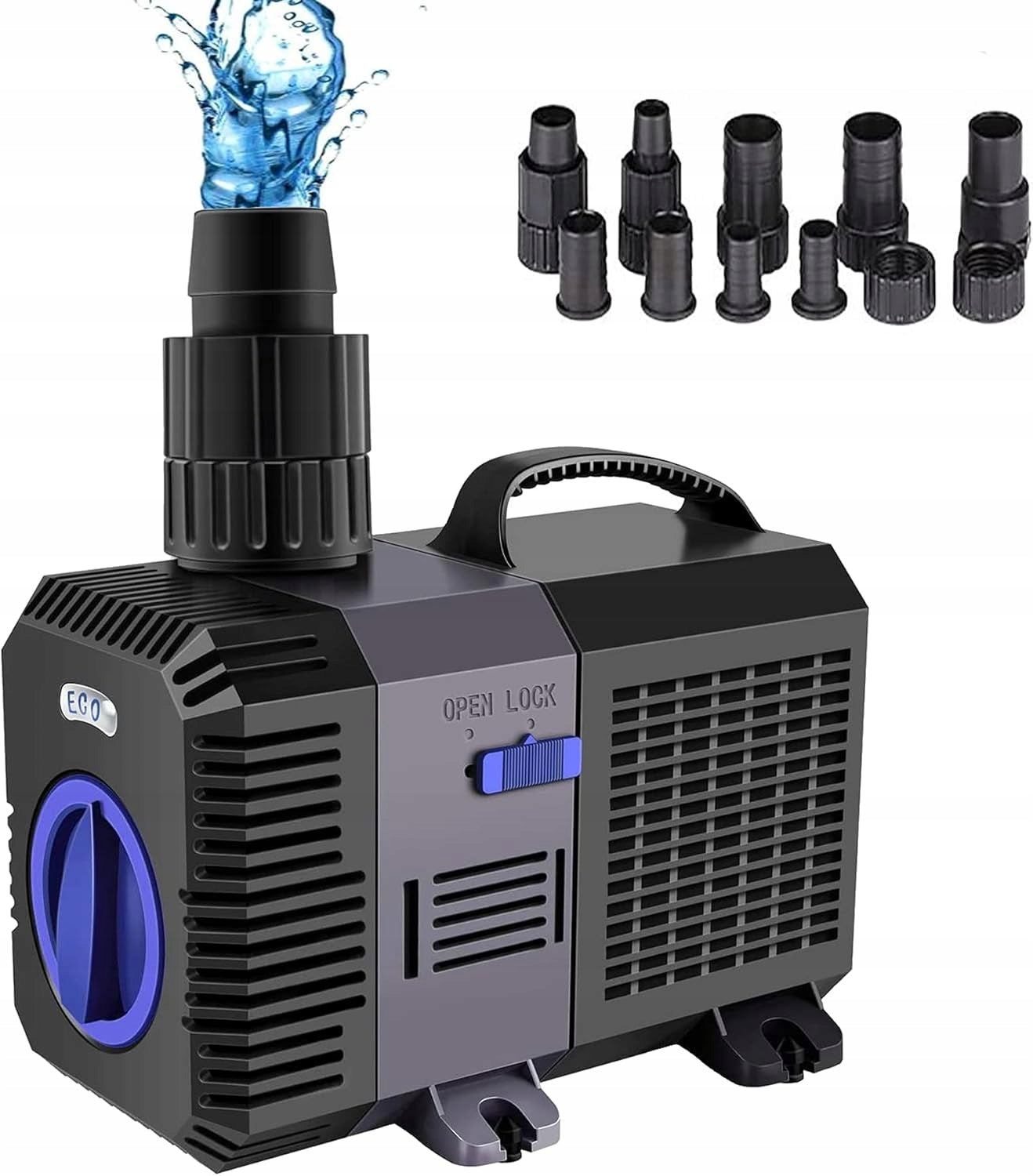 PUMP FOR POND WATER FOUNTAIN AQUARIUM ECO CTP-3800 3600 l/h 20W Power 20 W