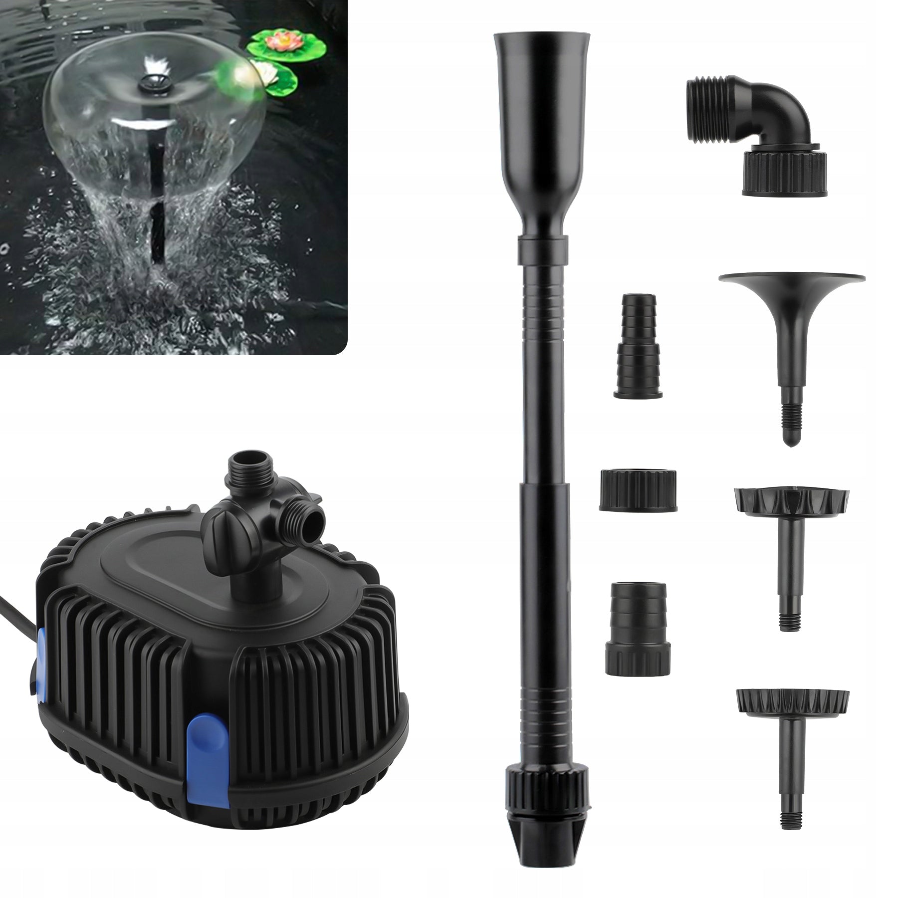 PUMP FOR POND WATER FOUNTAIN CASCADE 1500 l/h 25W Manufacturer code 1500 l/h 25W