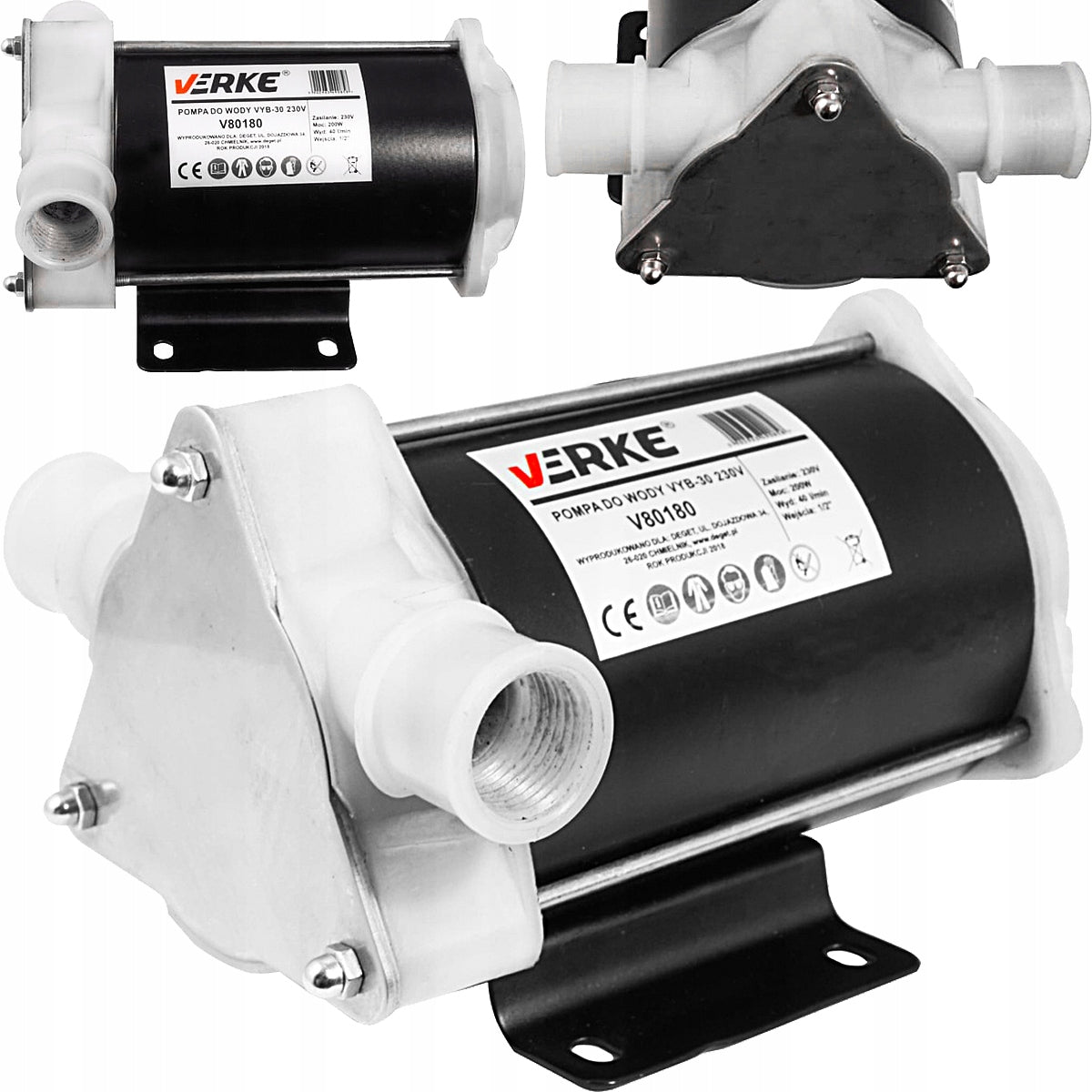 PUMP FOR PUMPING CLEAN WATER CIRCULATING 230V 200W 40l/m Manufacturer code V80180