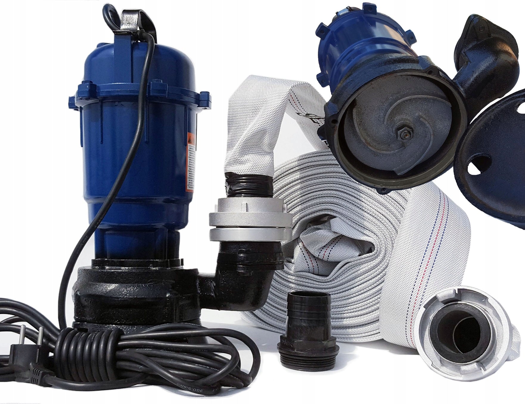 PUMP FOR SEPTIC TANK AND DIRTY WATER SLURRY EUROTEC Batteries included no