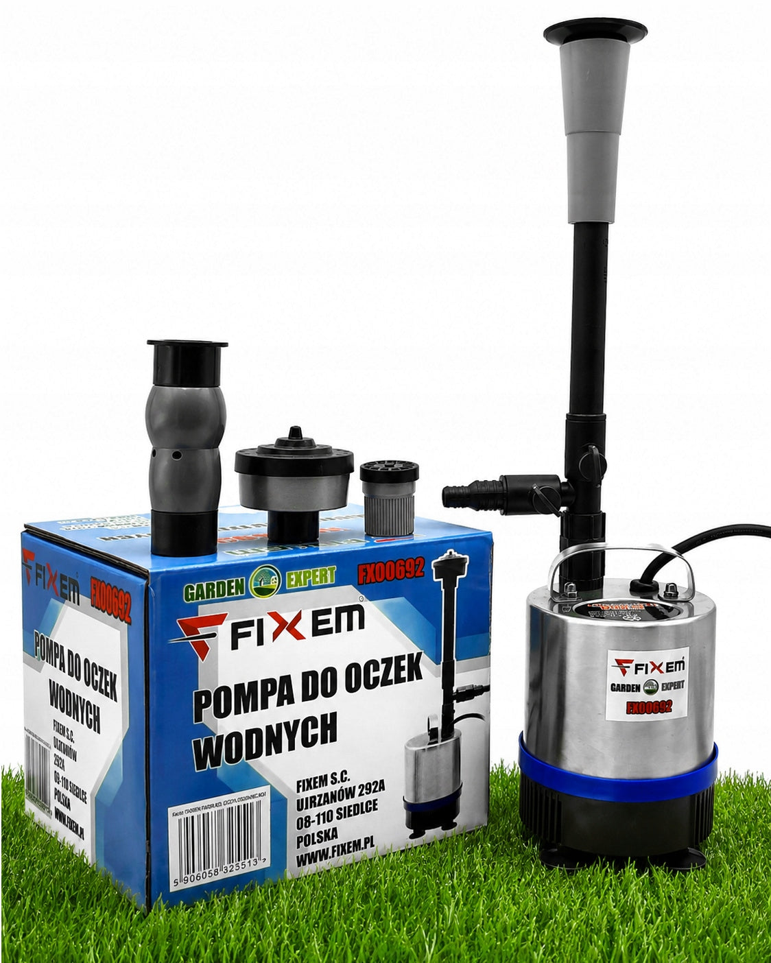 PUMP FOUNTAIN FOR POND WATER POND PUMP CASCADE NOZZLES SET Manufacturer code FX00692