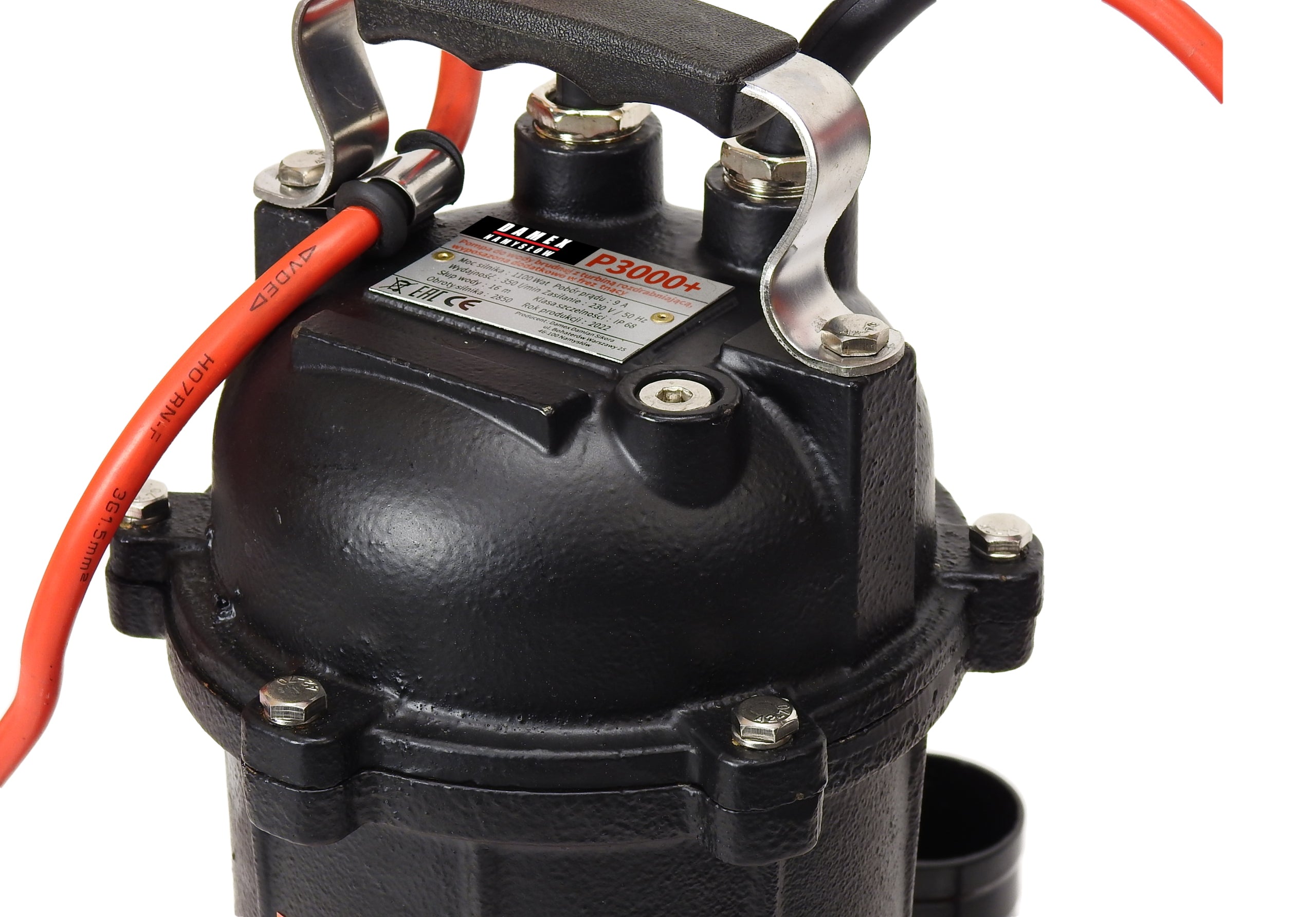 PUMP P3000+ FOR DIRTY WATER SEWAGE SEPTIC TANK CAST IRON TURBINE SHREDDER Hydrophore capacity 0 l