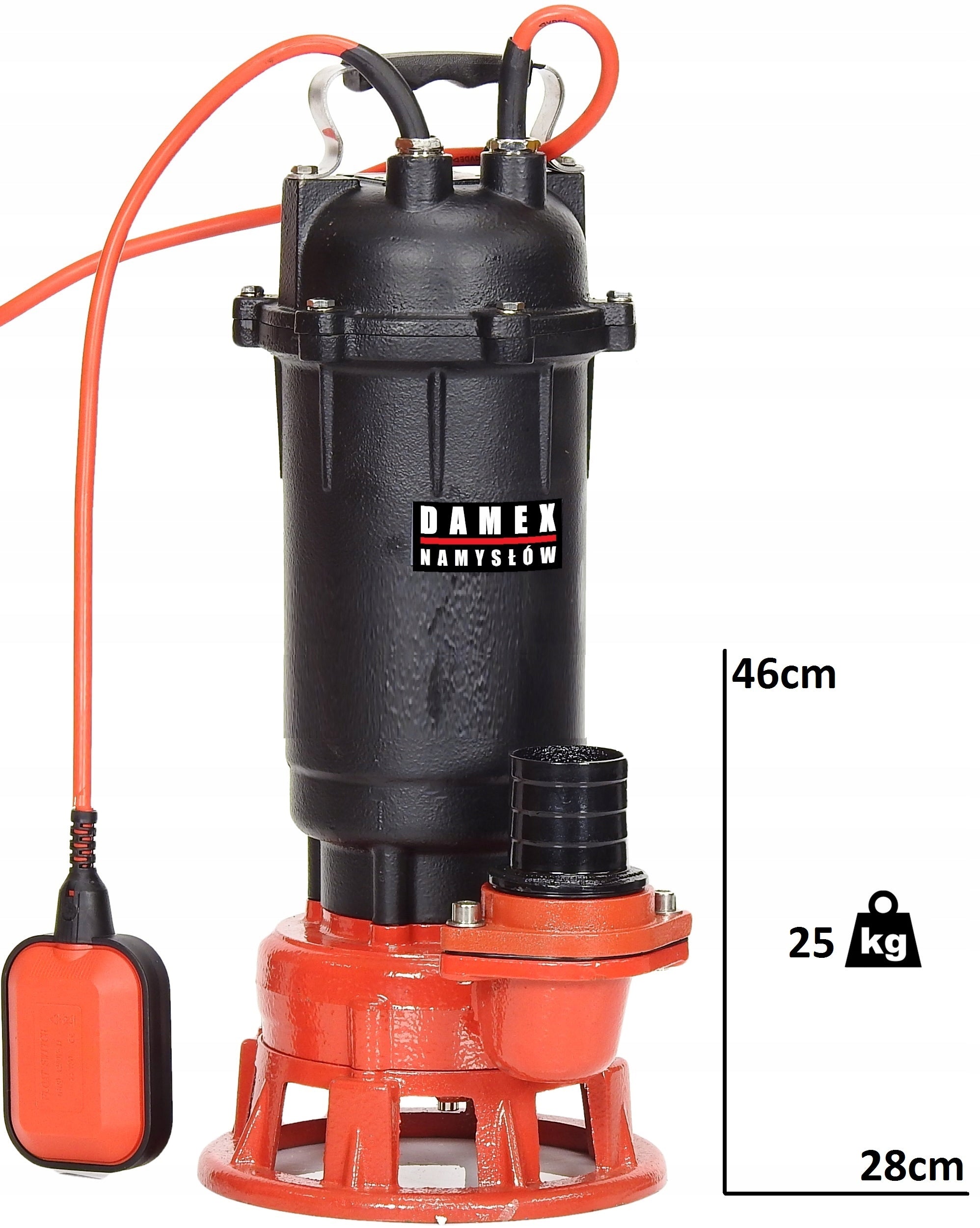 PUMP PX5000+ FOR DIRTY WATER SEWAGE SEPTIC TANK CAST IRON CUTTER SHREDDER Engine power 1500 W