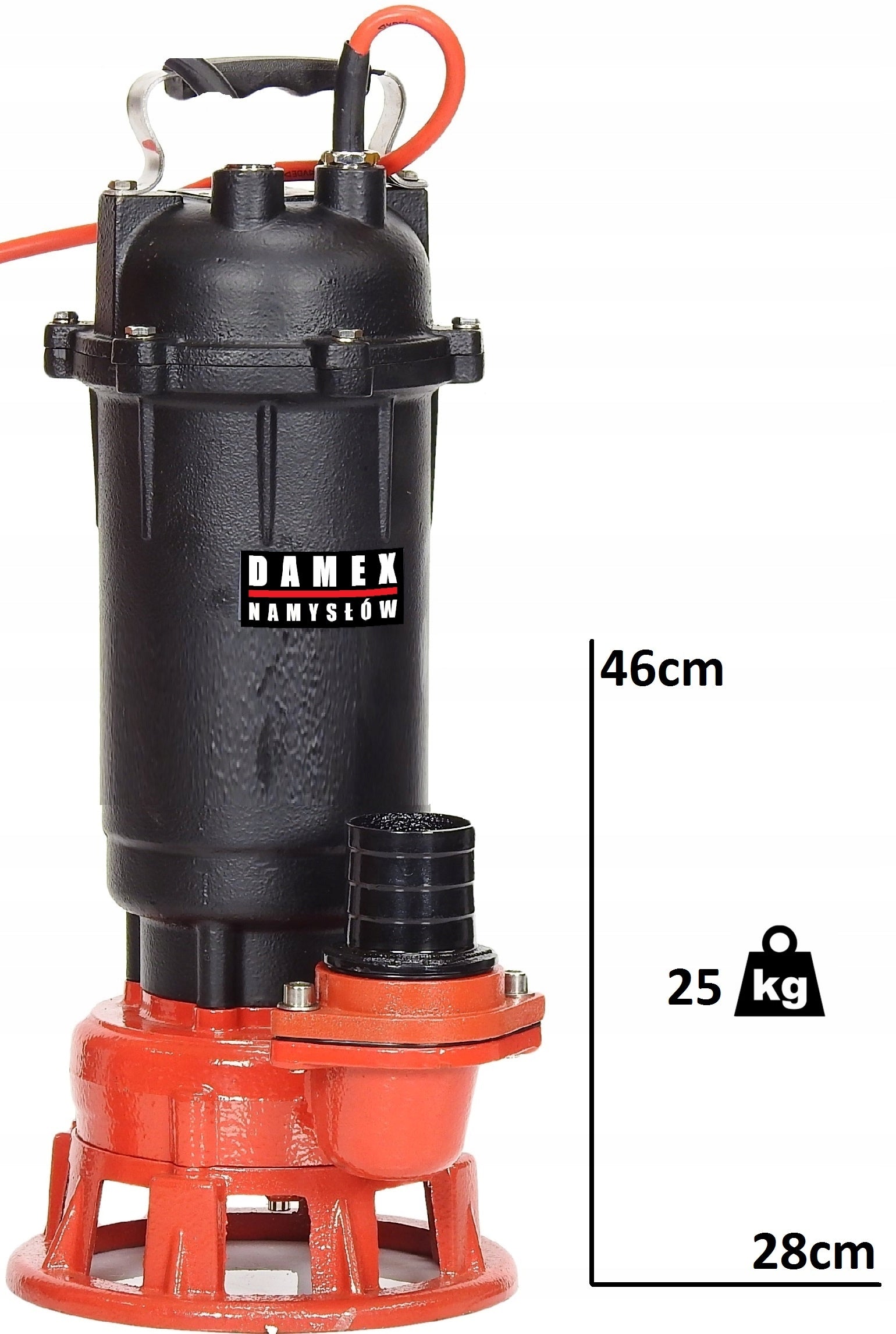 PUMP PX5000 FOR DIRTY WATER SEWAGE SEPTIC TANK CAST IRON CUTTER SHREDDER Engine power 1500 W