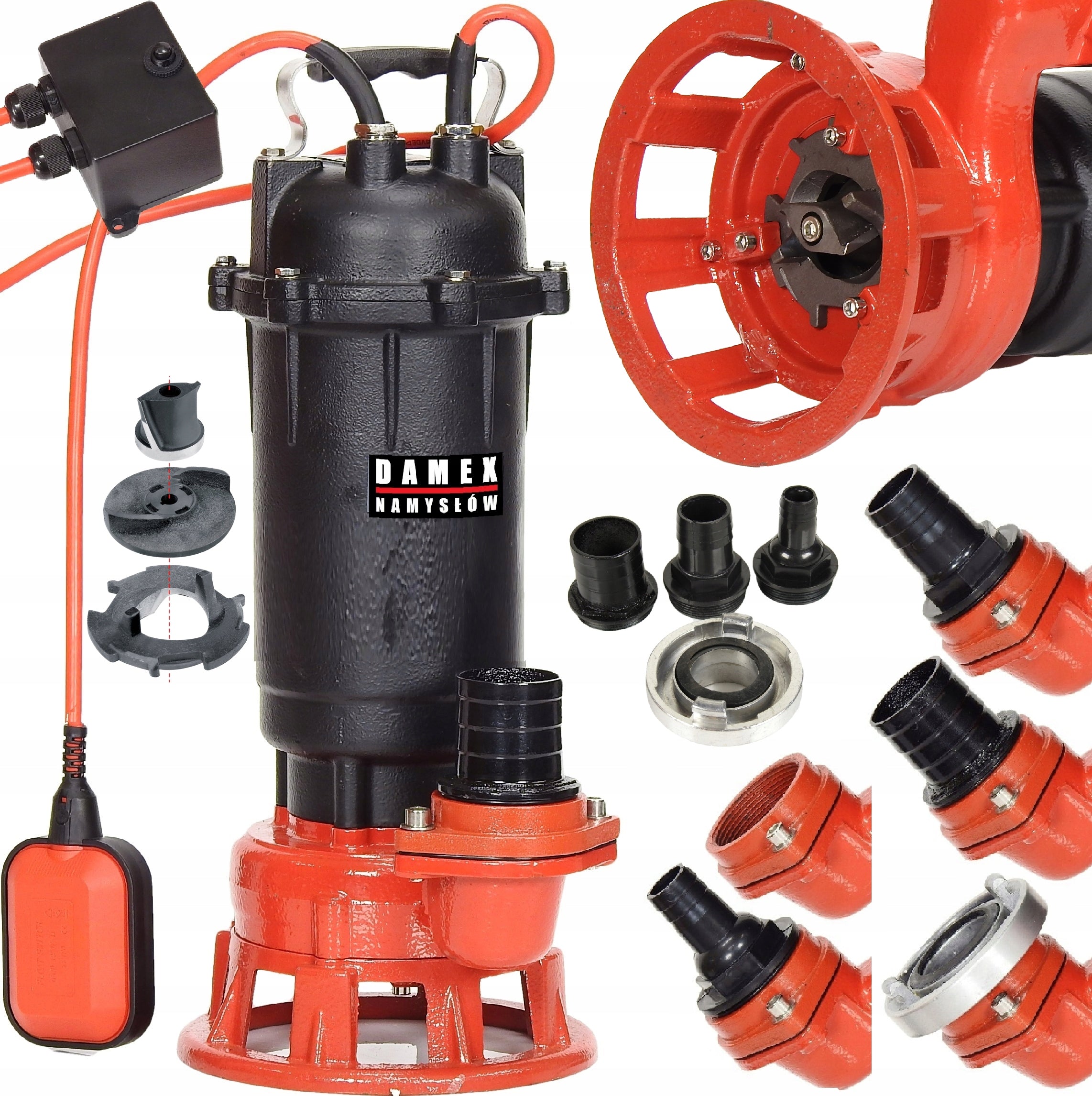 PUMP PX5000+ FOR DIRTY WATER SEWAGE SEPTIC TANK CAST IRON CUTTER SHREDDER