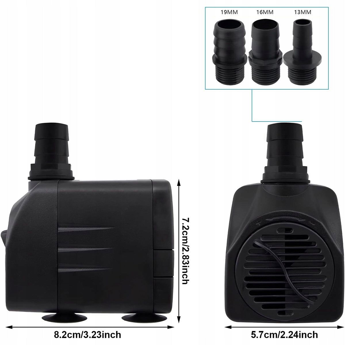 PUMP WATER PUMP CIRCULATING WATER CASCADE EYELET IRRIGATION 2000 l/h Power 35 W