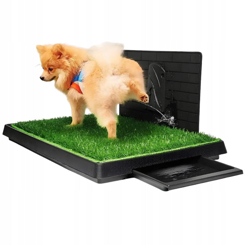 PUPPY DOG LITTER BOX TRAINING MAT ARTIFICIAL GRASS WALL 76X51CM