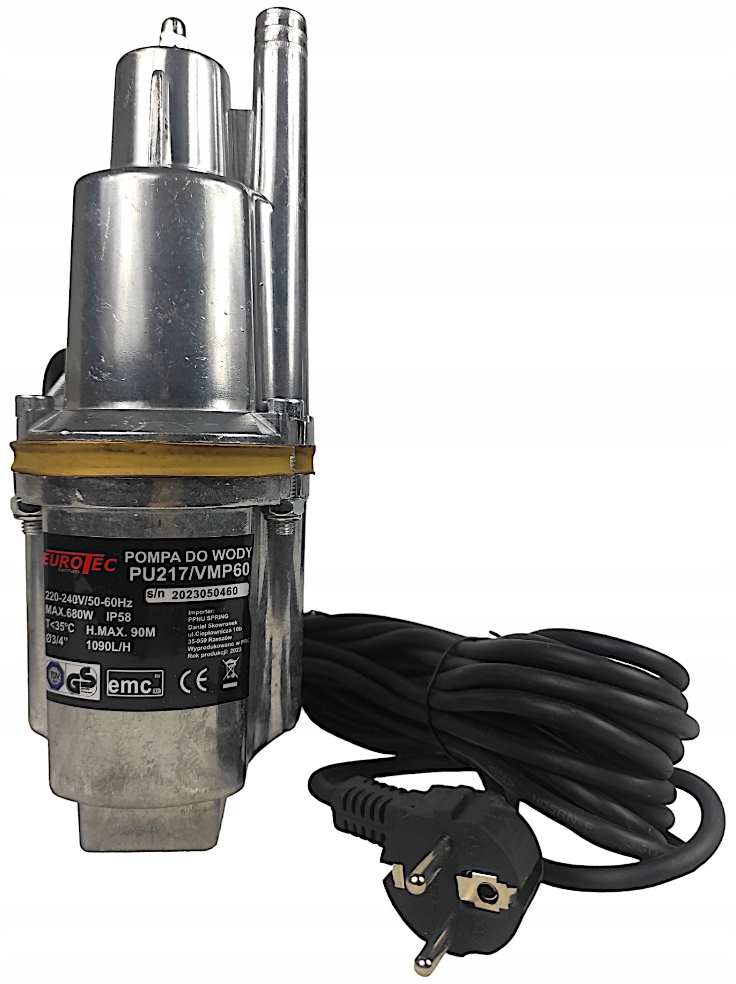PURE WATER PUMP SUBMERSIBLE DIVER FOR WELL RUSSIAN WATERING 680W Manufacturer no brand