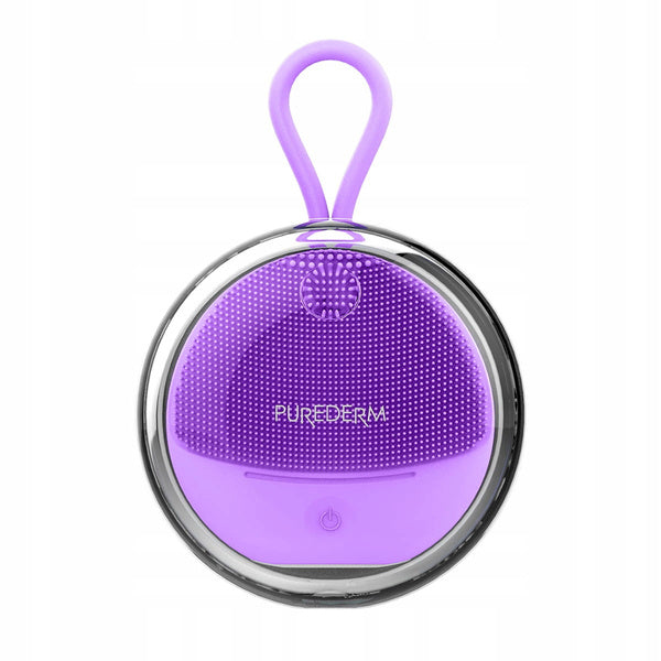 PUREDERM Sonic Facial Cleansing Brush Lavender Batteries included no