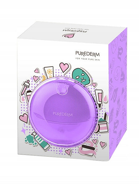PUREDERM Sonic Facial Cleansing Brush Lavender