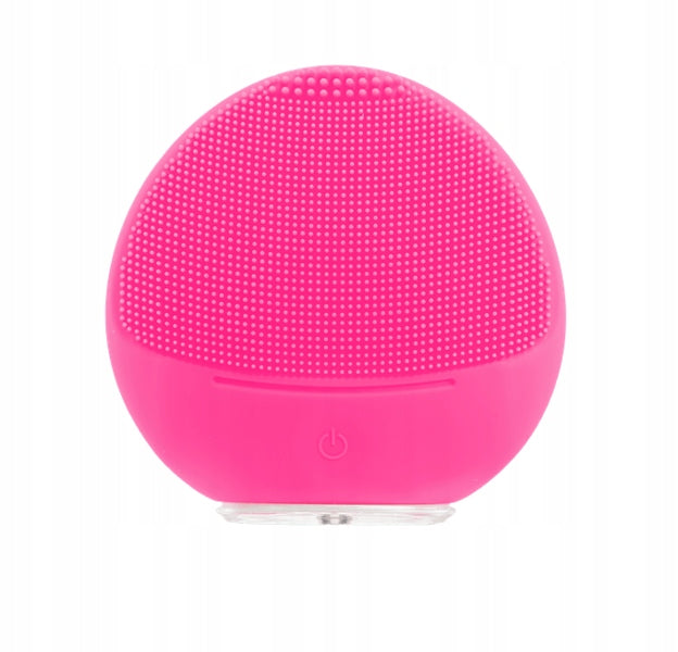 PUREDERM Sonic Silicone Face Cleansing Brush Pink Batteries included no