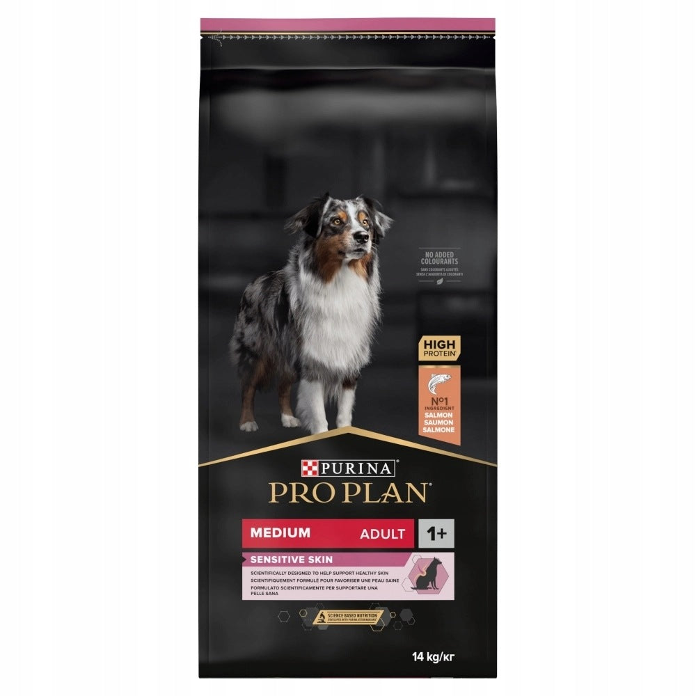 PURINA PRO PLAN Sensitive Skin Medium Dog Food Salmon and Rice 14kg