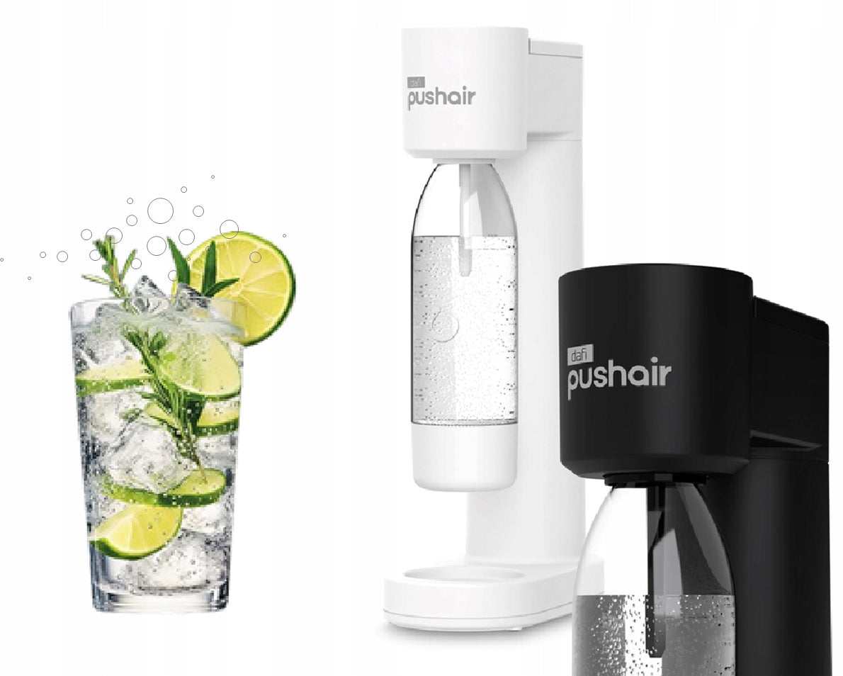 PUSHAIR Water Saturator Dafi Siphon White + CO2 cartridge + Bottle 0,7 Brand Dafi