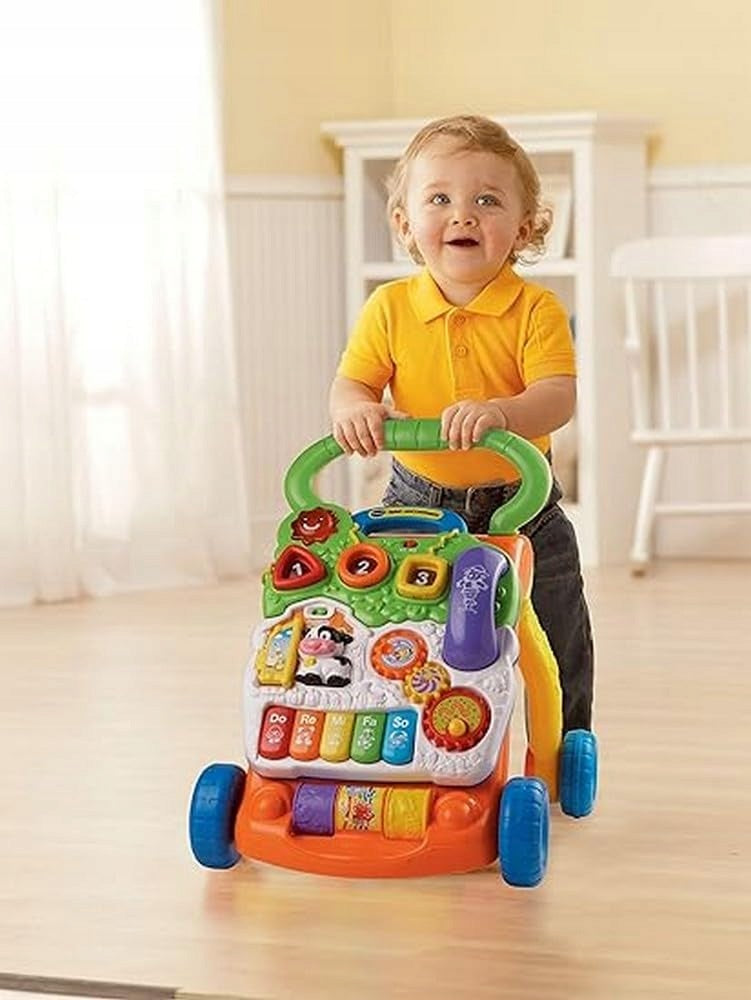 PUSHER STORYTELLER WALKER INTERACTIVE VTECH EDUCATIONAL GERMAN!! Manufacturer code Chodzik pchacz