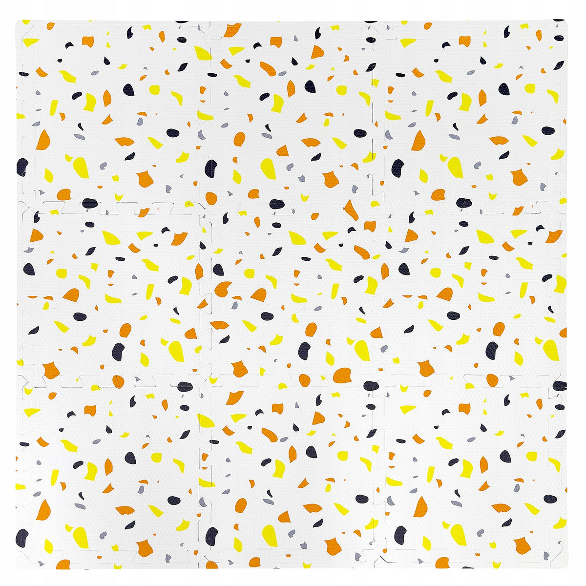PUZZLE FOAM EDUCATIONAL FOAM MAT FOR CHILDREN SPOTTED SPOTS 90 X 90 CM Packaging status original