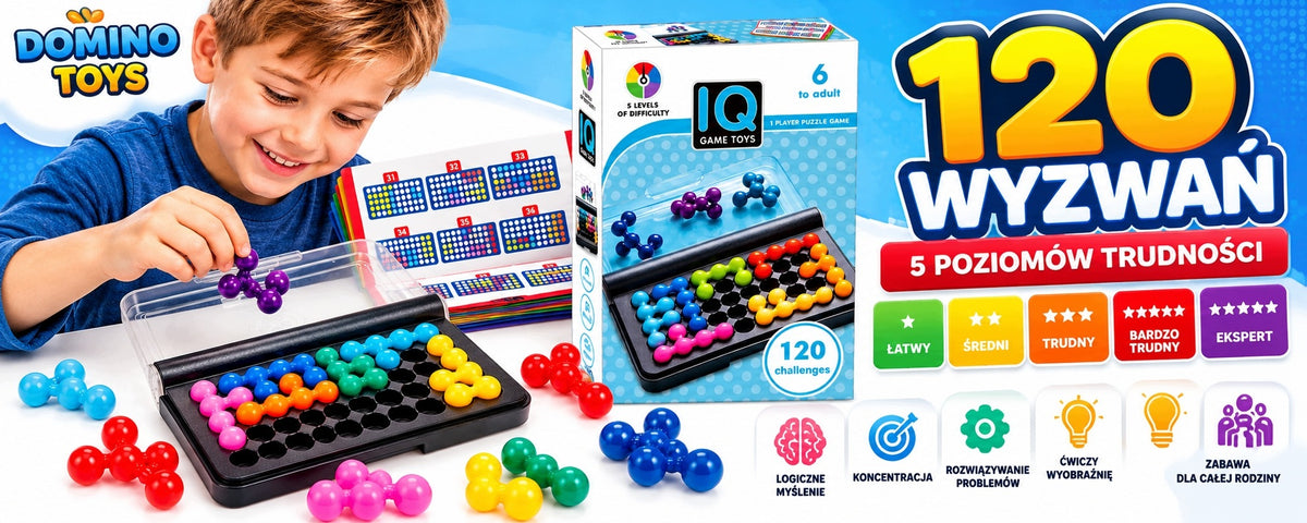 PUZZLE GAME IQ PUZZLE 120 CHALLENGES PUZZLE FOR KIDS 6+ Packaging status original