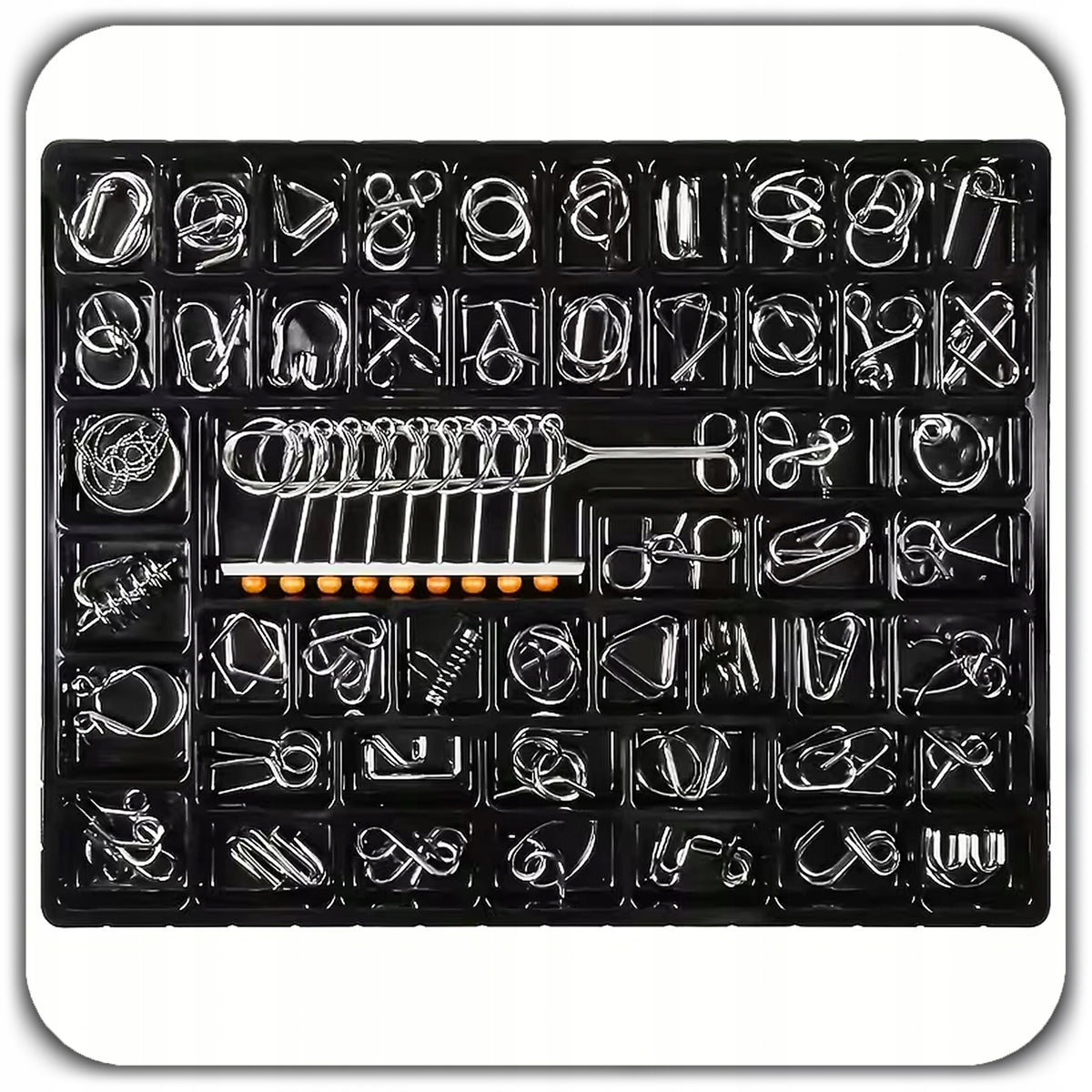 PUZZLE GAME PUZZLE METAL PUZZLE 3D 50 PCS BOY'S DAY Manufacturer code 007880