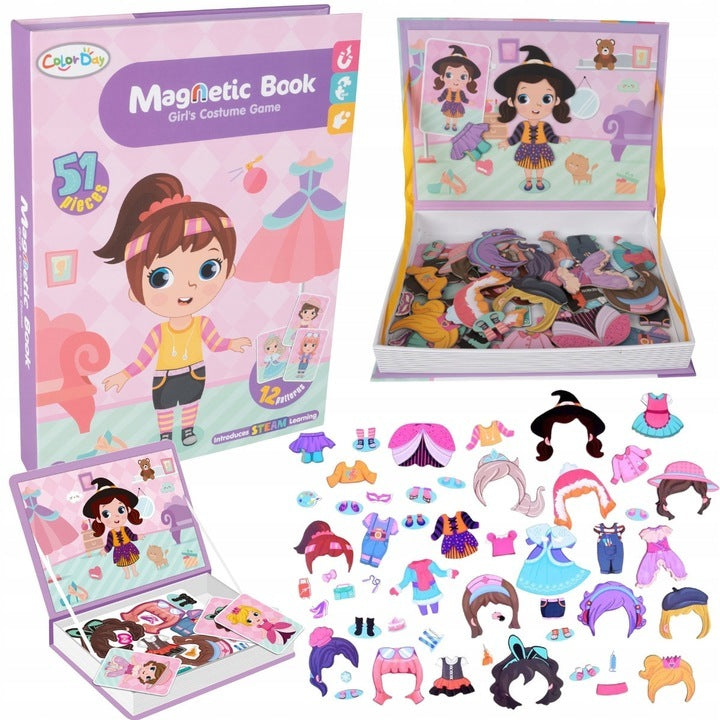 PUZZLE MAGNETIC EDUCATIONAL COSTUME DESIGN FASHION SALON Packaging status original