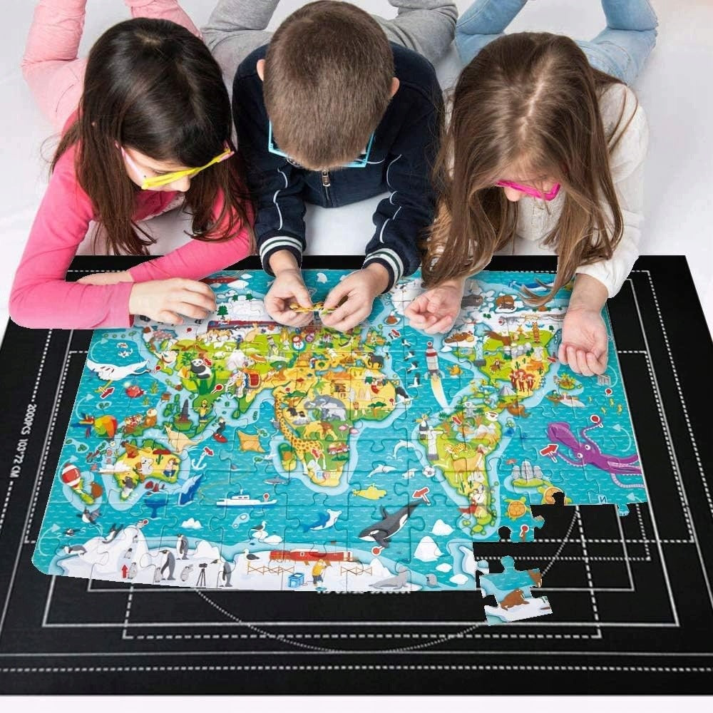 PUZZLE MAT WITH ROLLER FOR STORING PUZZLES Manufacturer code 17957