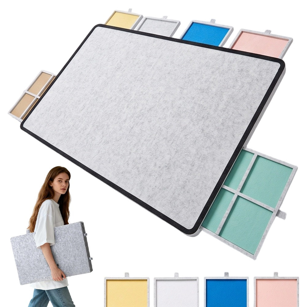 PUZZLE TABLE WITH LID SORTING SYSTEM 6 TRAYS ADJUSTMENT PUZZLE MAT
