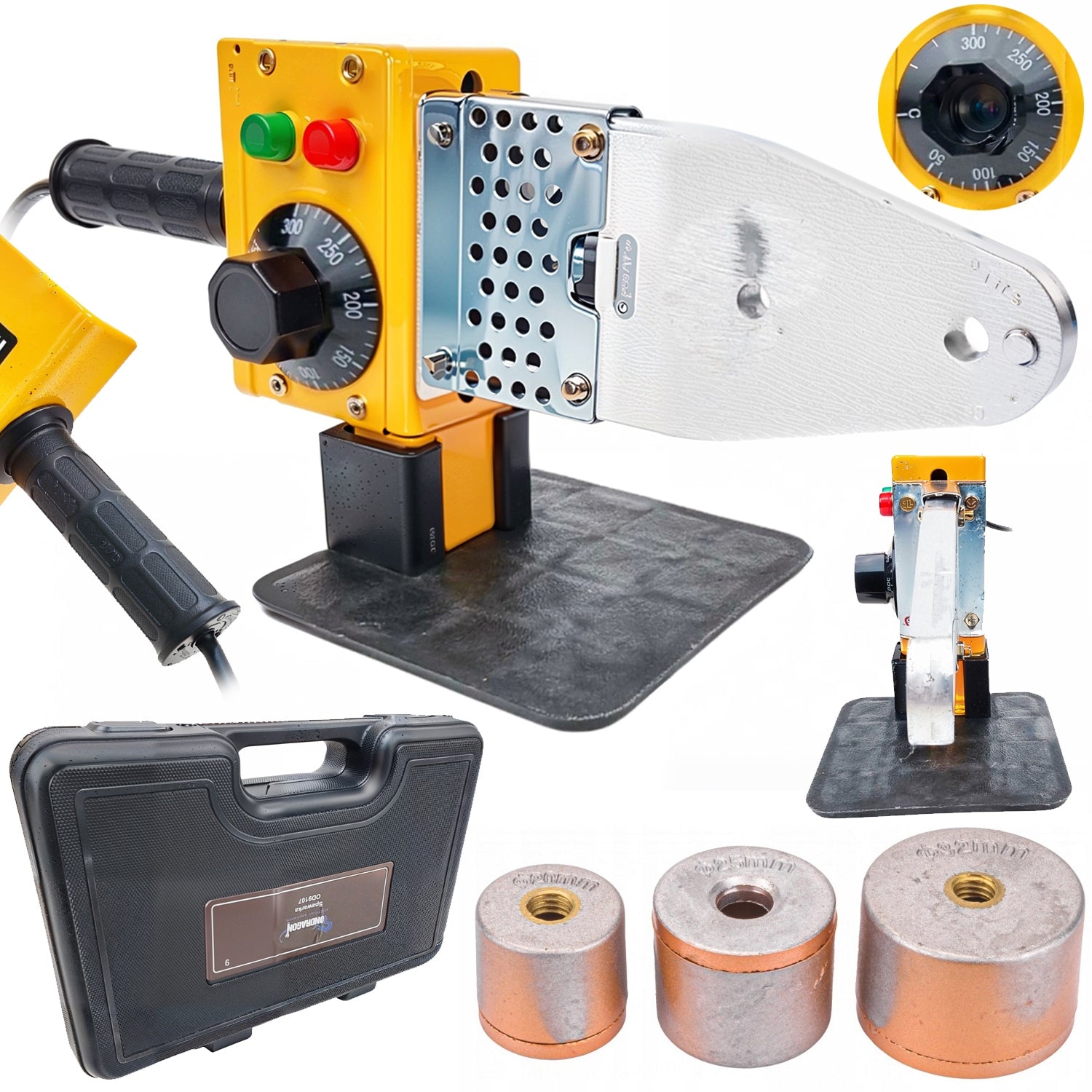 PVC PIPE WELDING MACHINE PP 2000W 3 Dies 20-32MM SUITCASE 320 SET